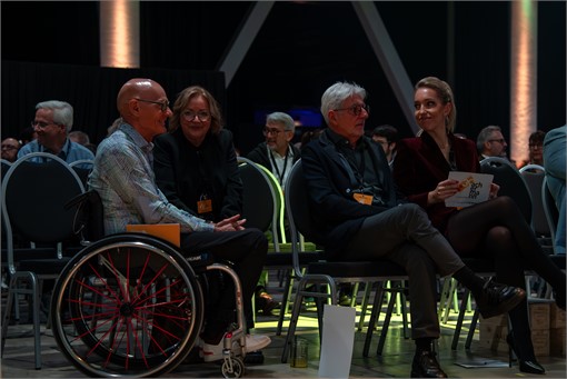 &laquo;Brennen ohne auszubrennen&raquo; der passende Titel der Keynote von Heinz Frei, Schweizer Rennrollstuhlsportler