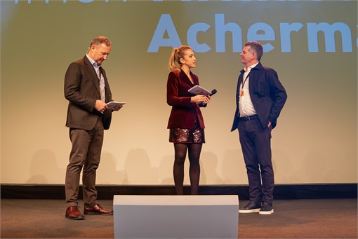 Zu Gast auf der B&uuml;hne der SPINNEREI, Michael Achermann. Gr&uuml;ndervater aus dem Jahre 1995