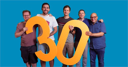 Ein Teil des Netzwerkteams