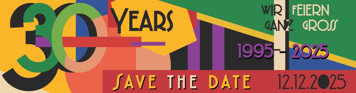 30 Jahre achermann - Save The Date