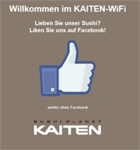 Zwischenseite zur Gewinnung von Facebook-Followers