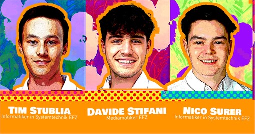 Unsere fortan ausgewiesenen ICT-Fachkräfte im besten Licht. 